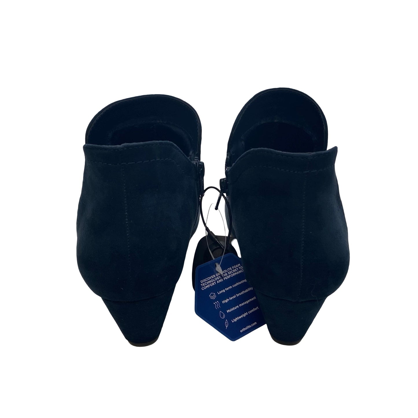 Boots Ankle Heels By Croft And Barrow In Navy, Size:7.5