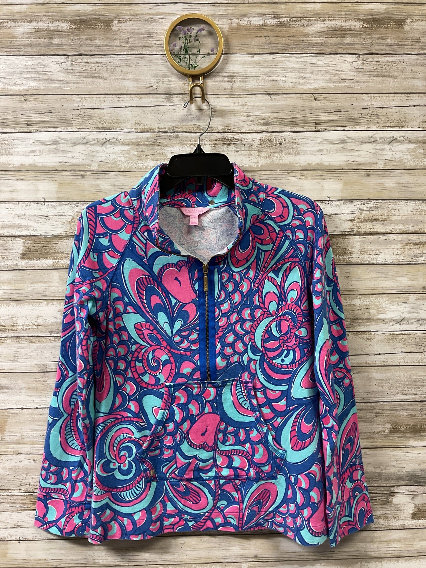 Jacket Other By Lilly Pulitzer In Blue & Pink, Size:S