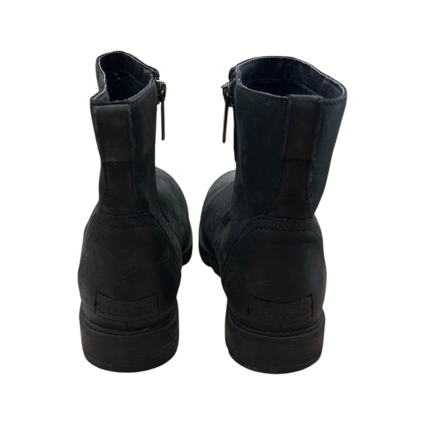 Boots Ankle Flats By Sorel In Black, Size:10.5