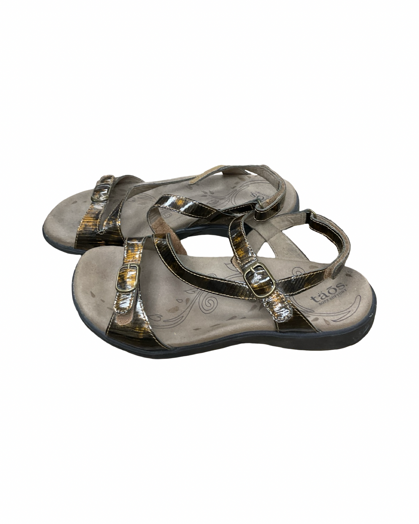 Sandals Flats By Taos In Brown, Size:7