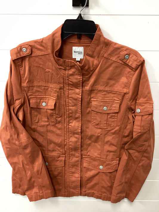 Jacket Other By Kensie In Orange, Size:Xl