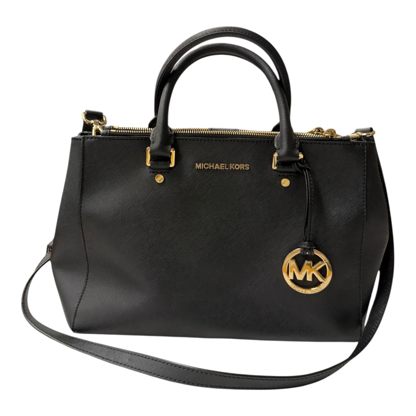 Handbag Designer By Michael Kors In Black, Size:Large