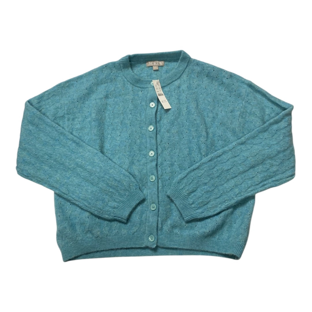 Sweater Cardigan By J. Crew In Blue, Size:S