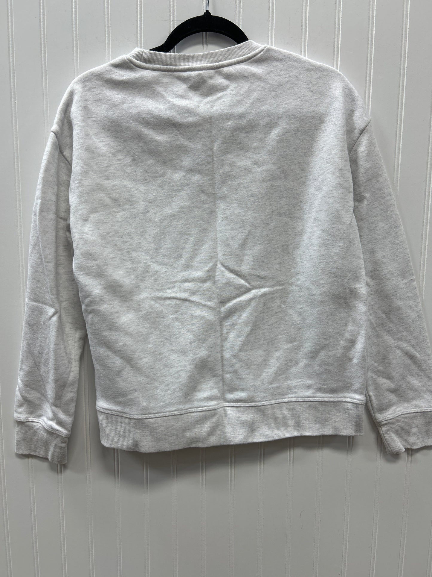 Athletic Top Ls Crewneck By Reebok In Grey, Size:M