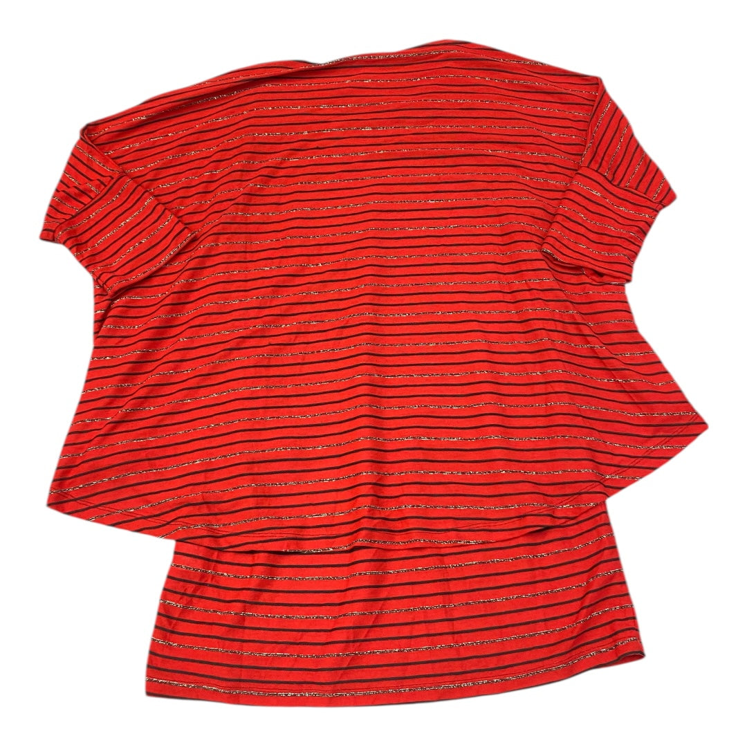 Tunic Ss By Cmc In Black & Red, Size:Xl