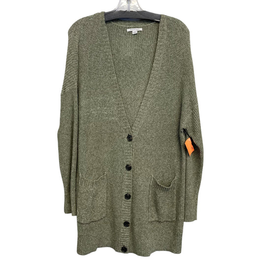 Sweater Cardigan By American Eagle In Green, Size:L