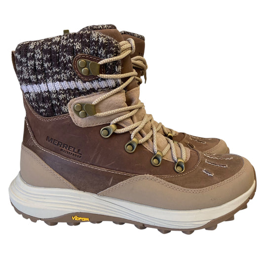 Boots Hiking By Merrell In Brown, Size:9.5