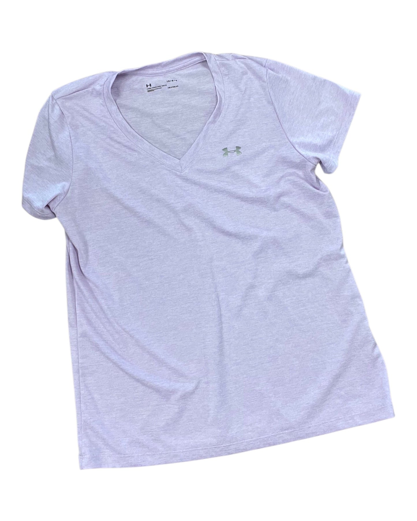 Athletic Top Ss By Under Armour In Purple, Size:L