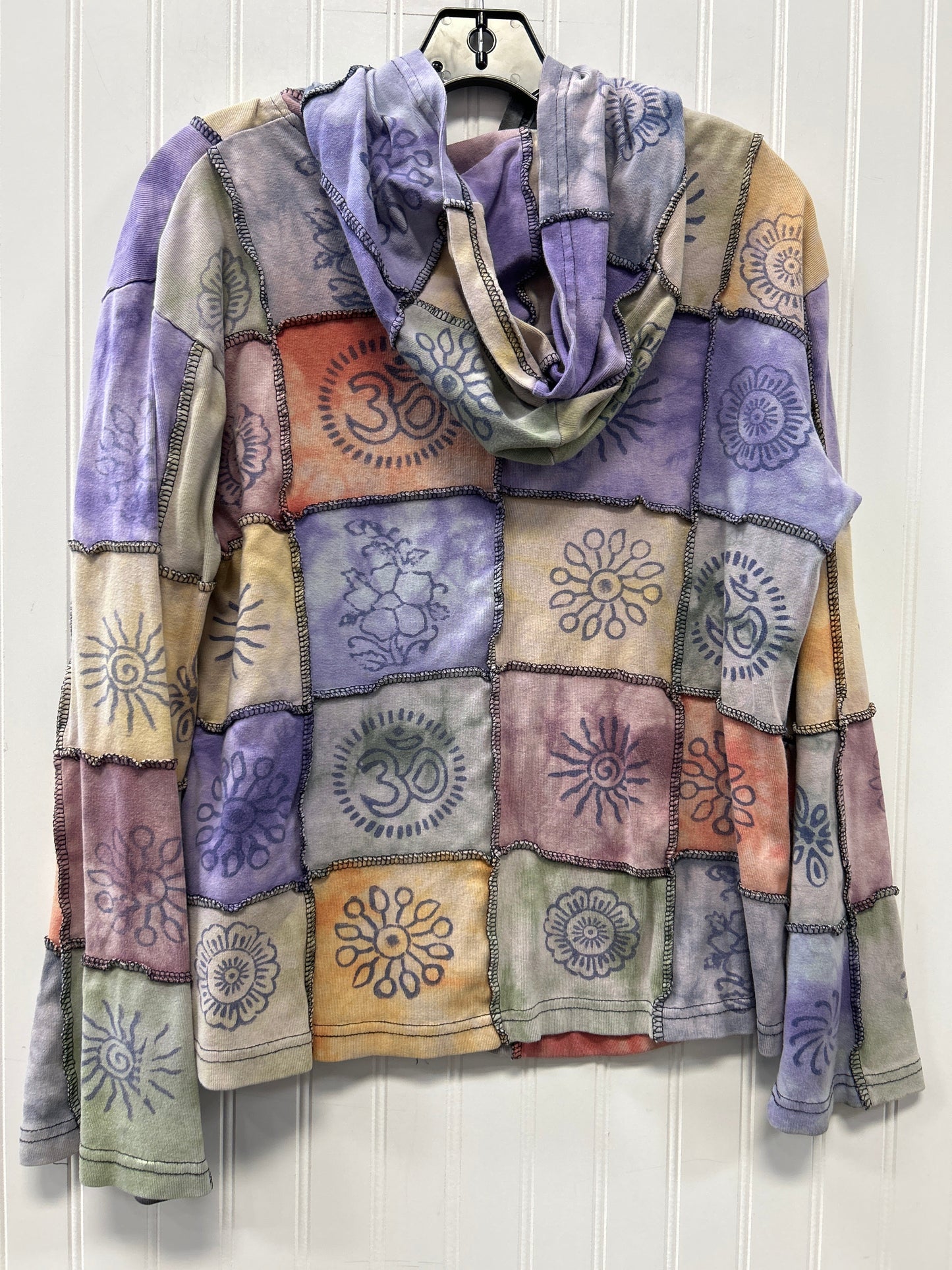 Sweatshirt Hoodie By Clothes Mentor In Purple, Size:S
