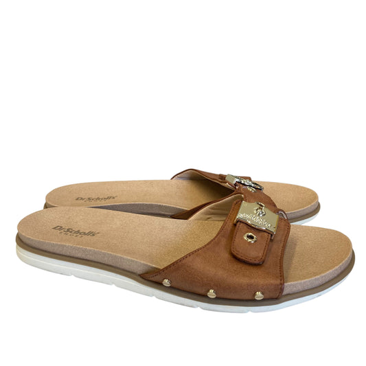 Sandals Flats By Dr Scholls In Brown, Size:9.5