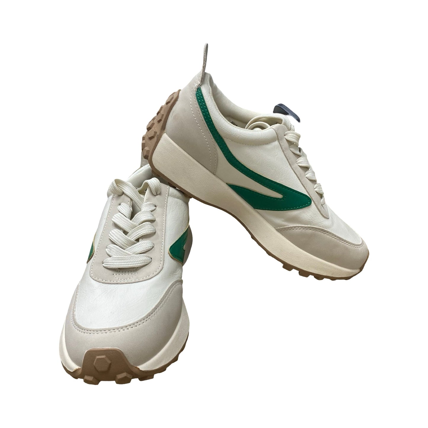 Shoes Sneakers By Dolce Vita In Green & White, Size:7.5