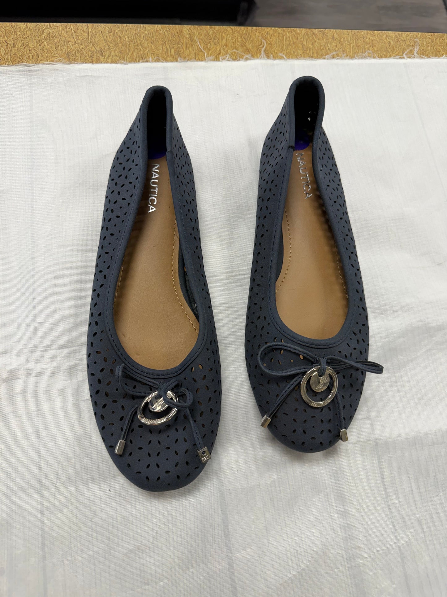Shoes Flats By Nautica In Grey, Size:8.5