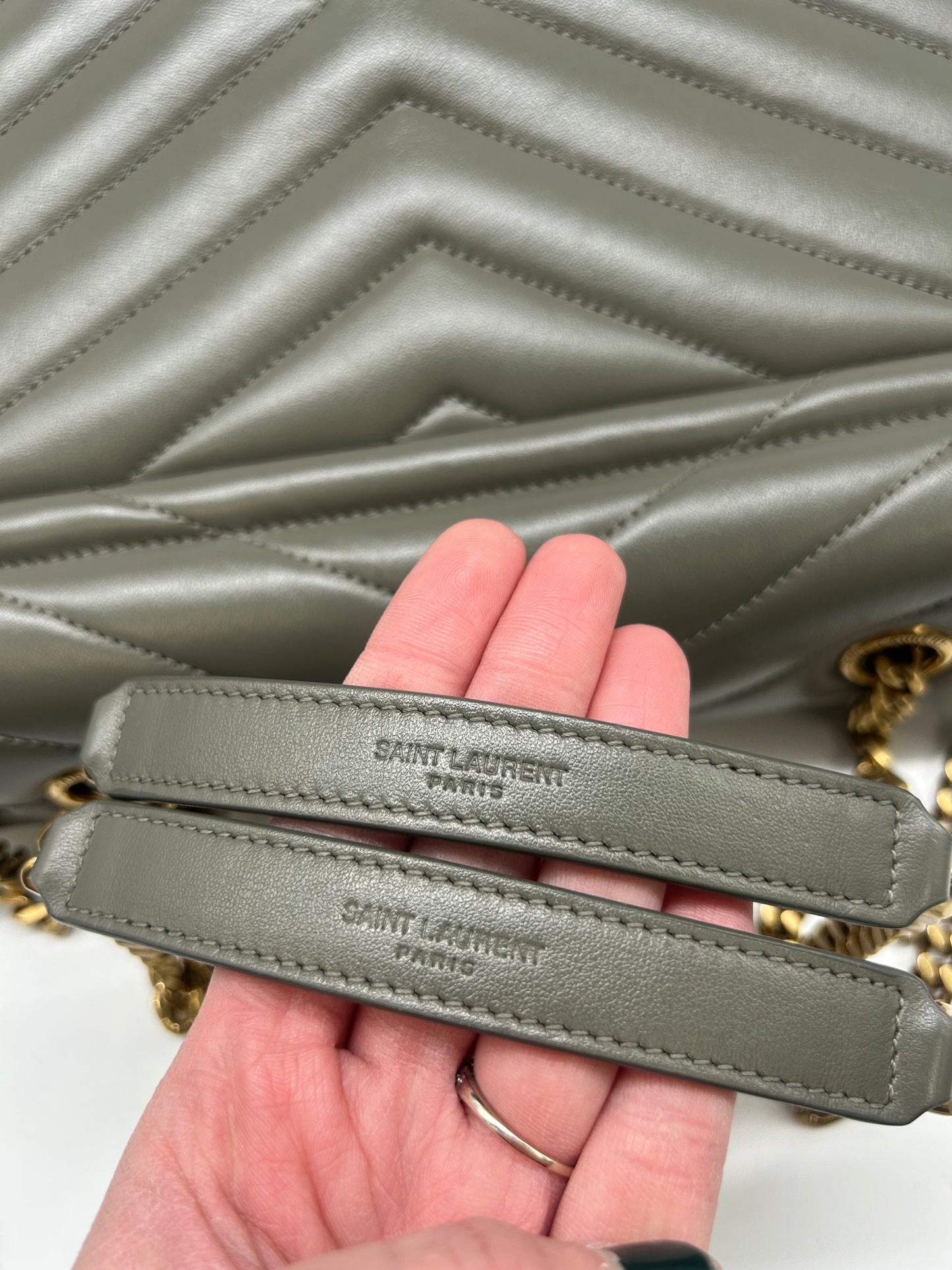 Handbag Luxury Designer By Yves Saint Laurent, Size: Large