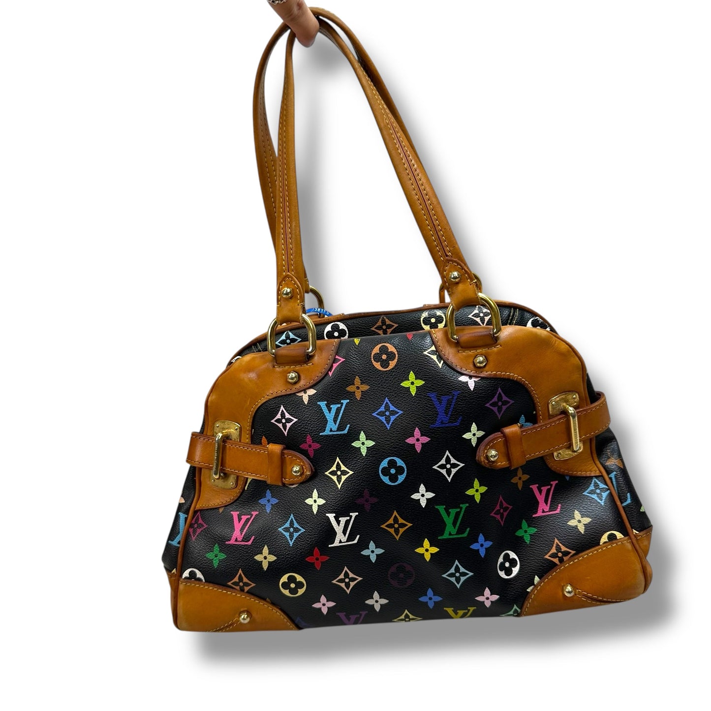 Multi color Handbag Luxury Designer By Louis Vuitton, Size: Medium