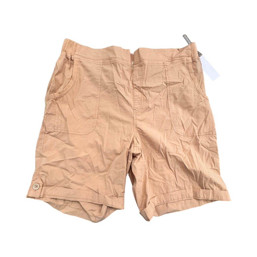 Shorts By Soft Surroundings In Tan, Size:1X