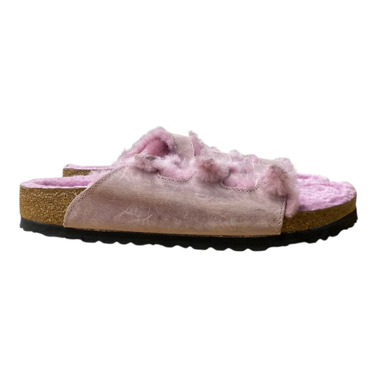 Sandals Flats By Birkenstock In Purple, Size:9.5