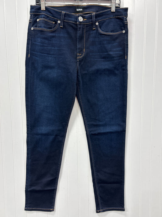 Jeans Skinny By Hudson In Blue Denim, Size:8