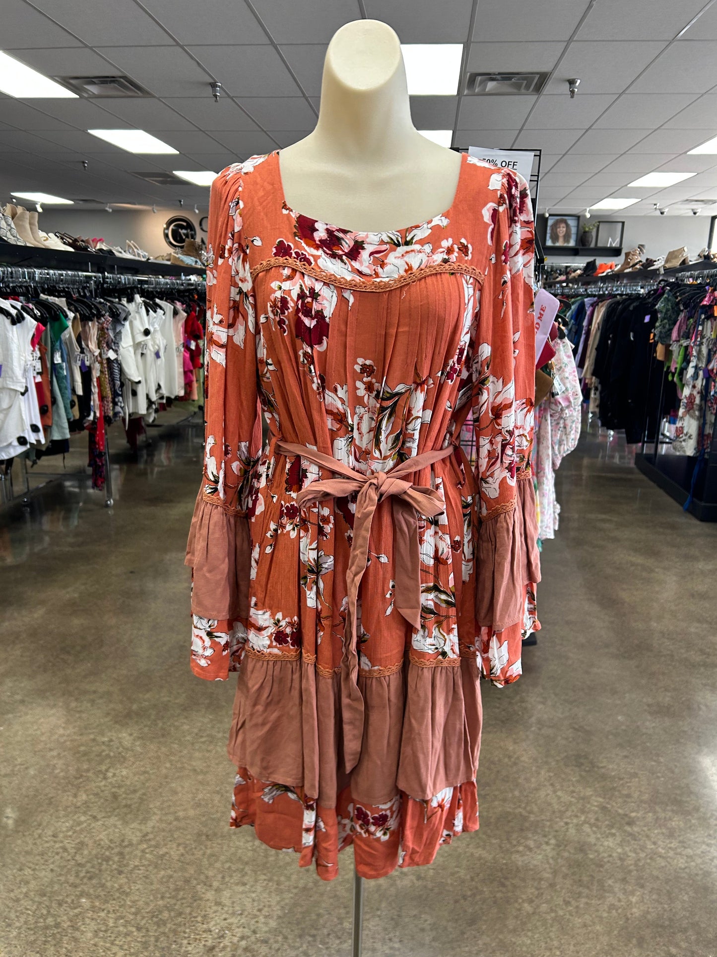 Dress Casual Short By Pol In Floral Print, Size:S