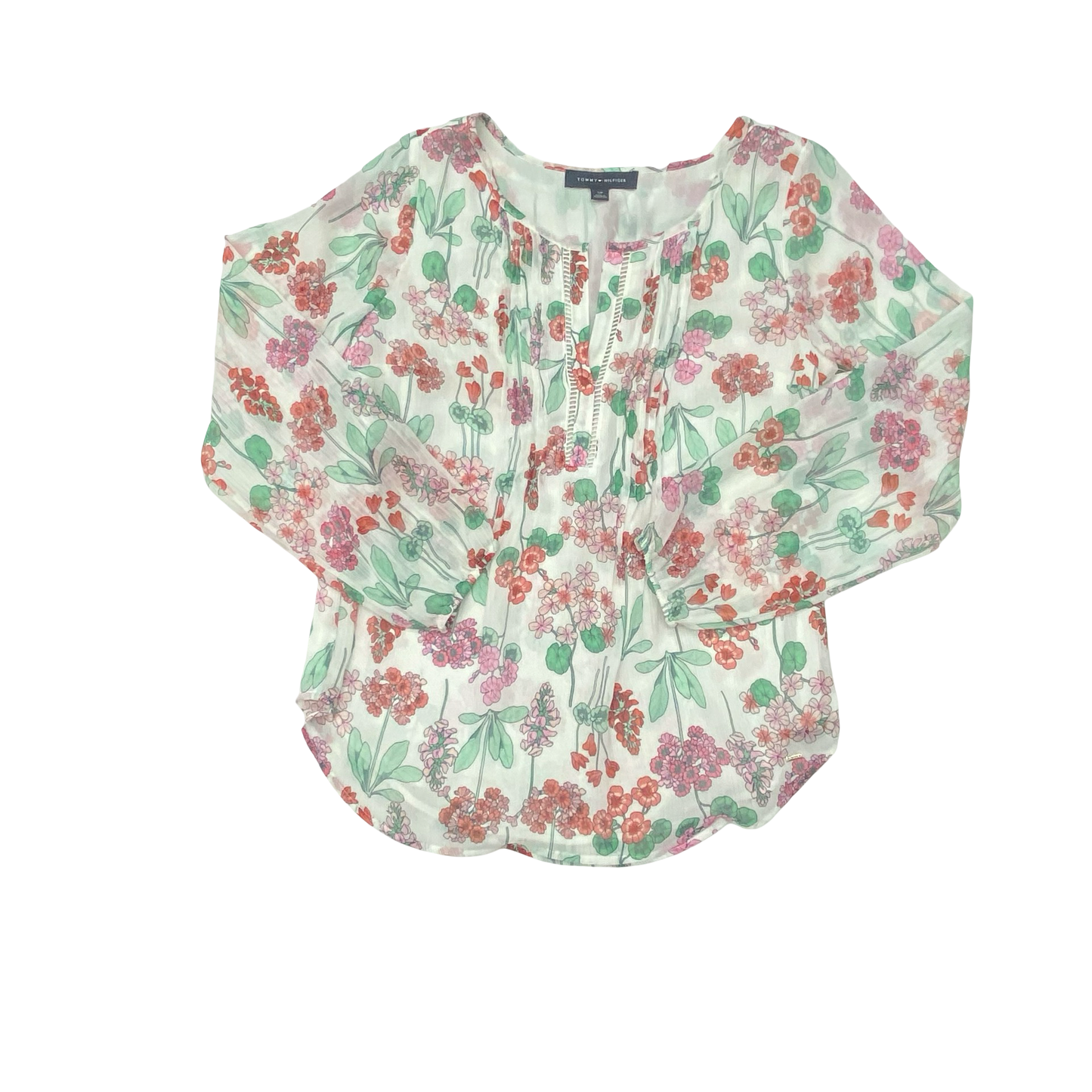 Top Ls By Tommy Hilfiger In Floral Print, Size:S