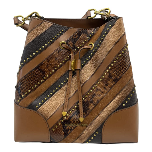 Handbag Designer By Michael Kors In Tan, Size:Medium