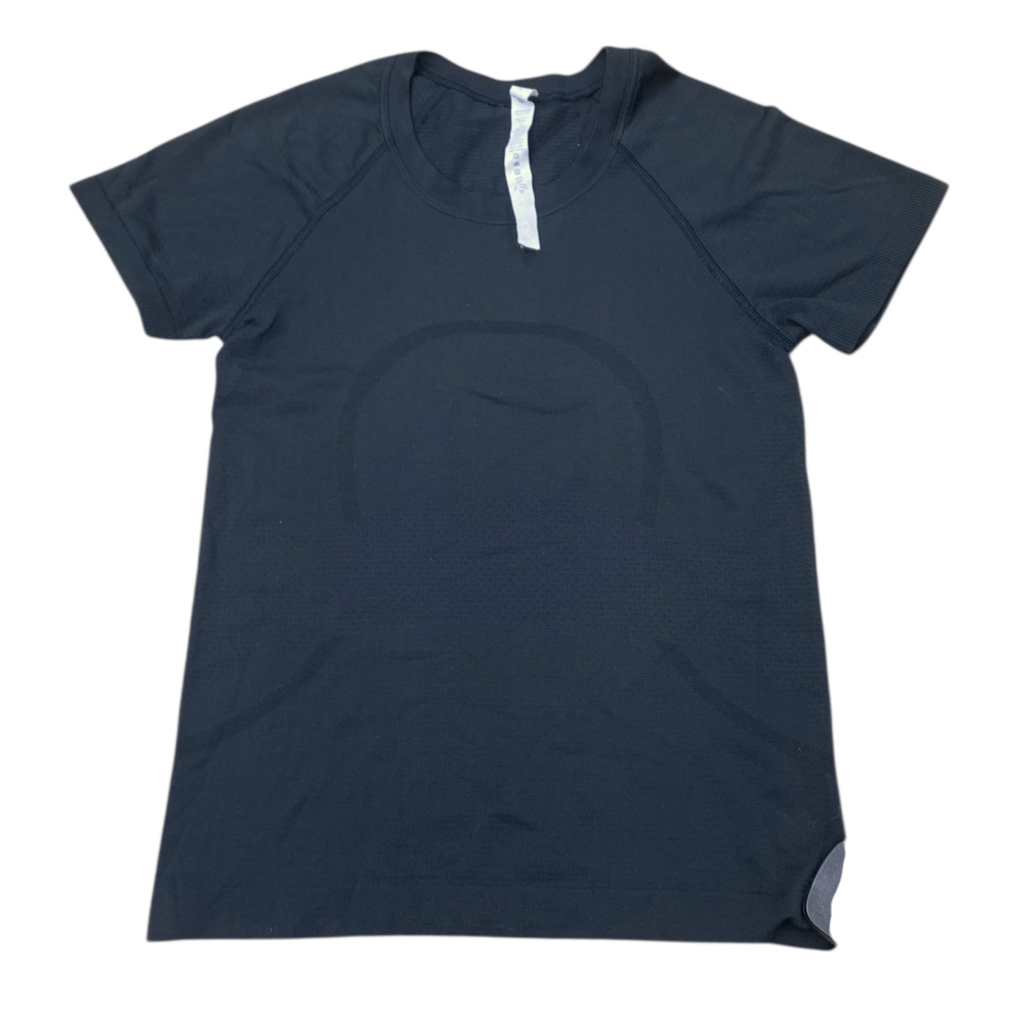 Athletic Top Ss By Lululemon In Black, Size:2