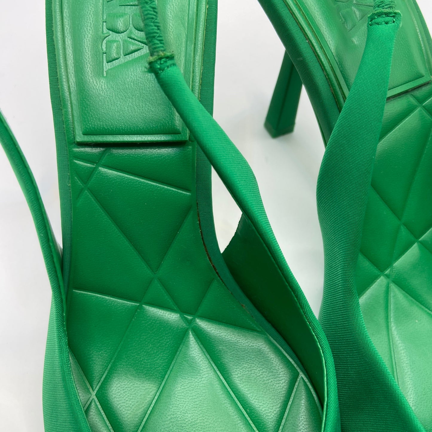 Shoes Heels Stiletto By Zara In Green, Size: 9.5