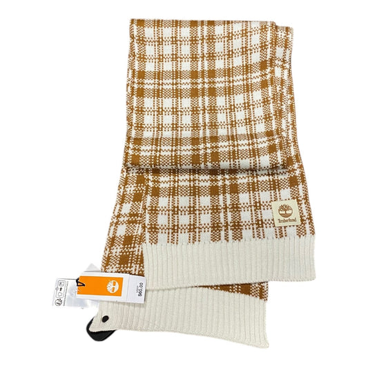 Scarf Winter By Timberland In Brown & Cream