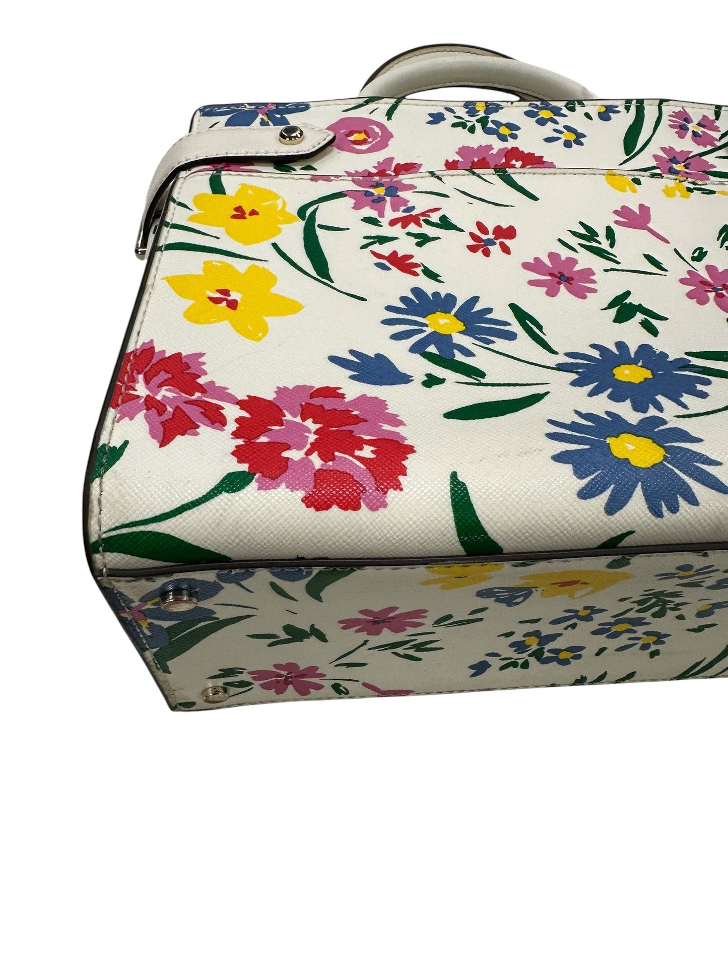 Handbag Designer By Kate Spade In Floral Print, Size:Medium