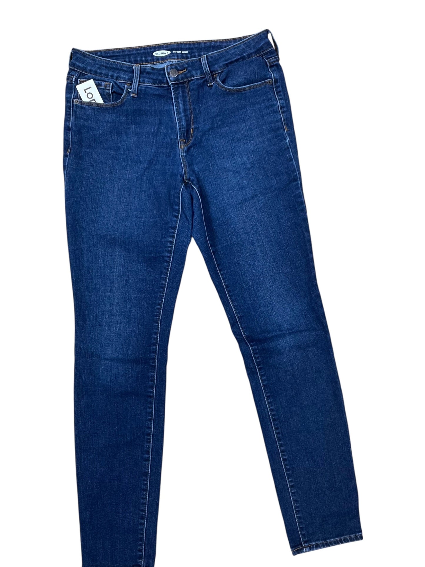 Jeans Skinny By Old Navy In Blue Denim, Size:8L