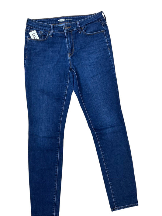 Jeans Skinny By Old Navy In Blue Denim, Size:8L