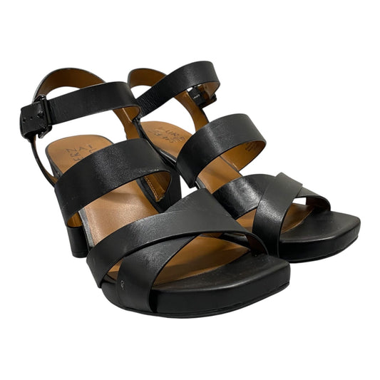 Sandals Heels Block By Naturalizer In Black, Size:8
