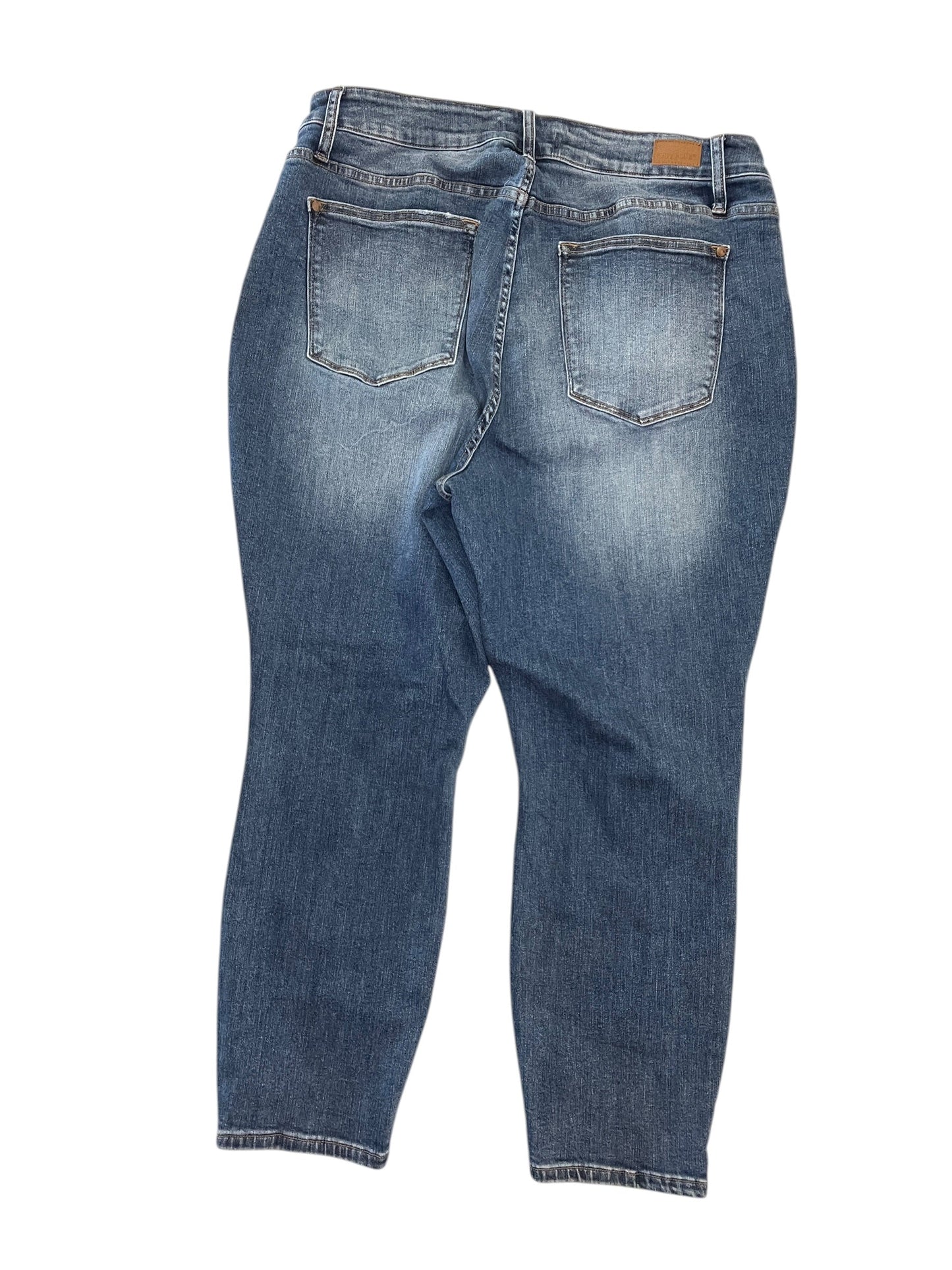 Jeans Boyfriend By Judy Blue In Blue Denim, Size:20