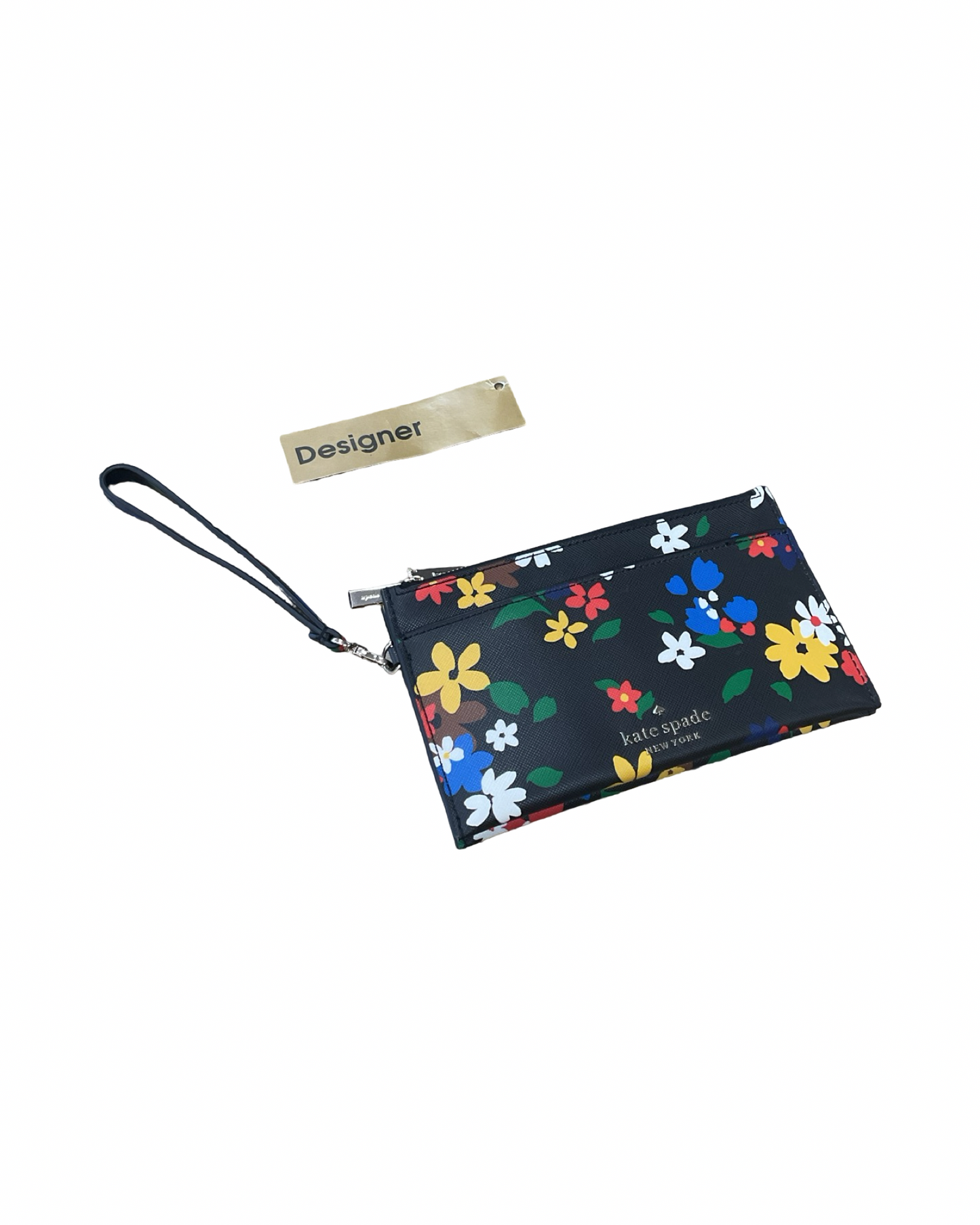 Wristlet Designer By Kate Spade In Black, Size:Medium