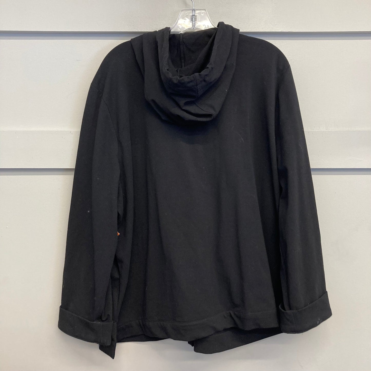 Top 3/4 Sleeve By Chicos In Black, Size:1X