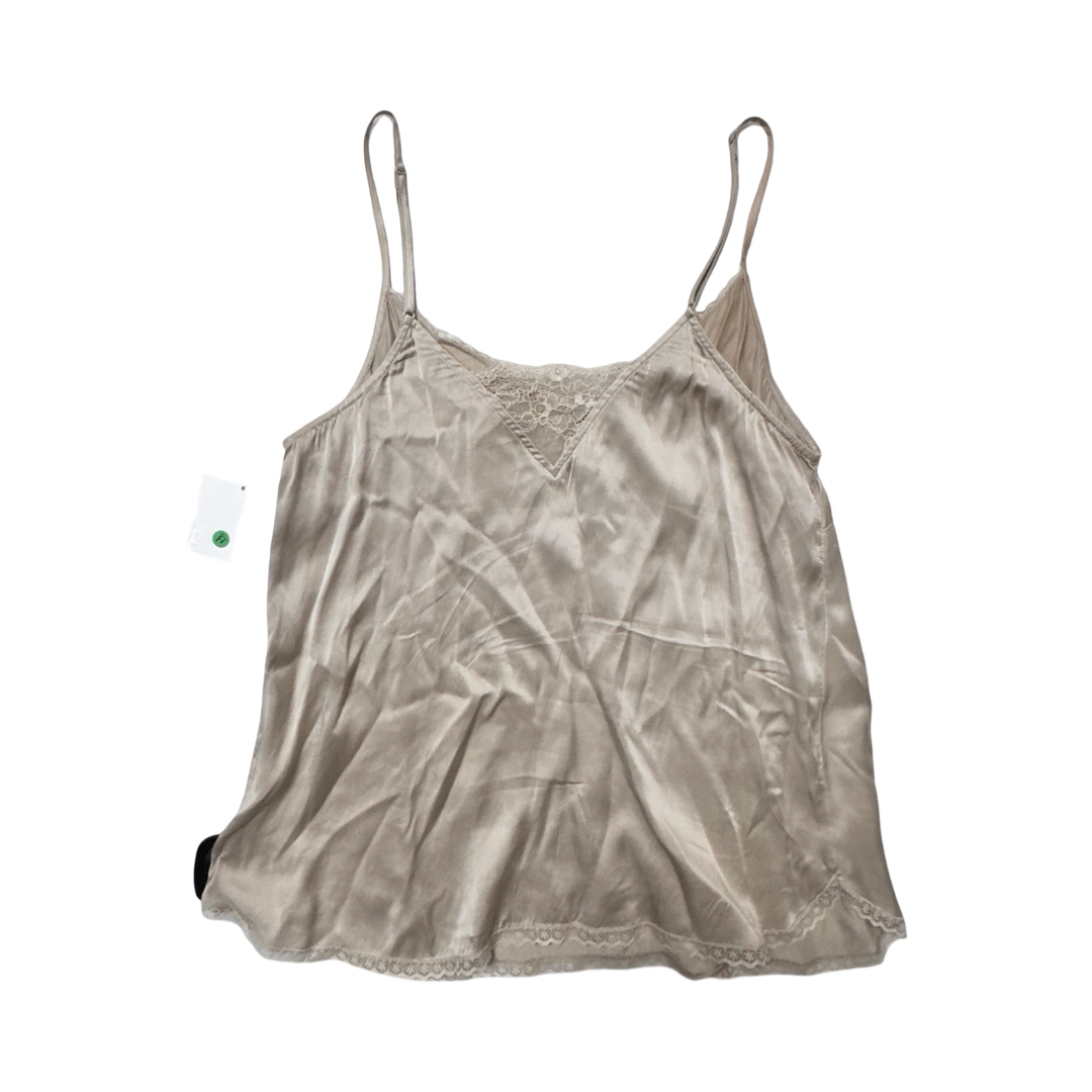 Top Sleeveless By Anthropologie In Taupe, Size:S
