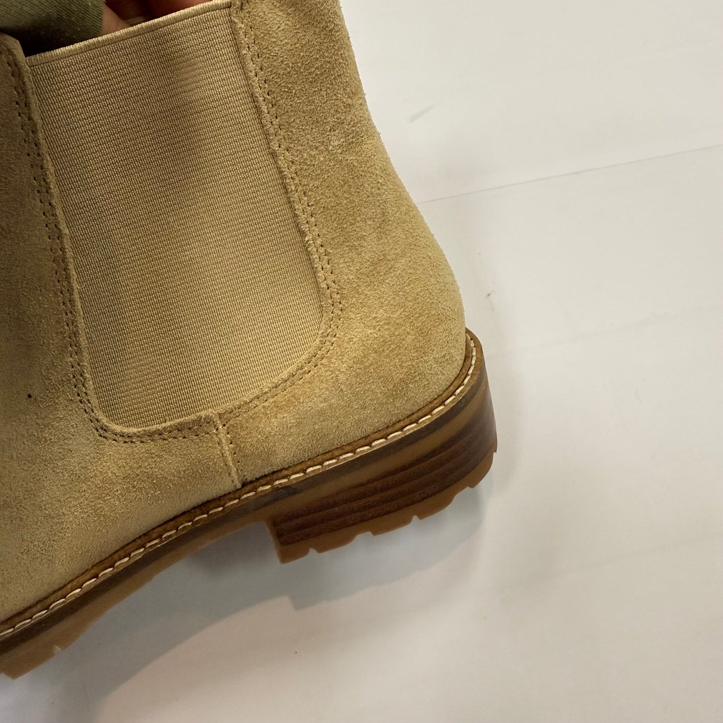 Boots Ankle Flats By Steve Madden In Tan, Size: 8.5