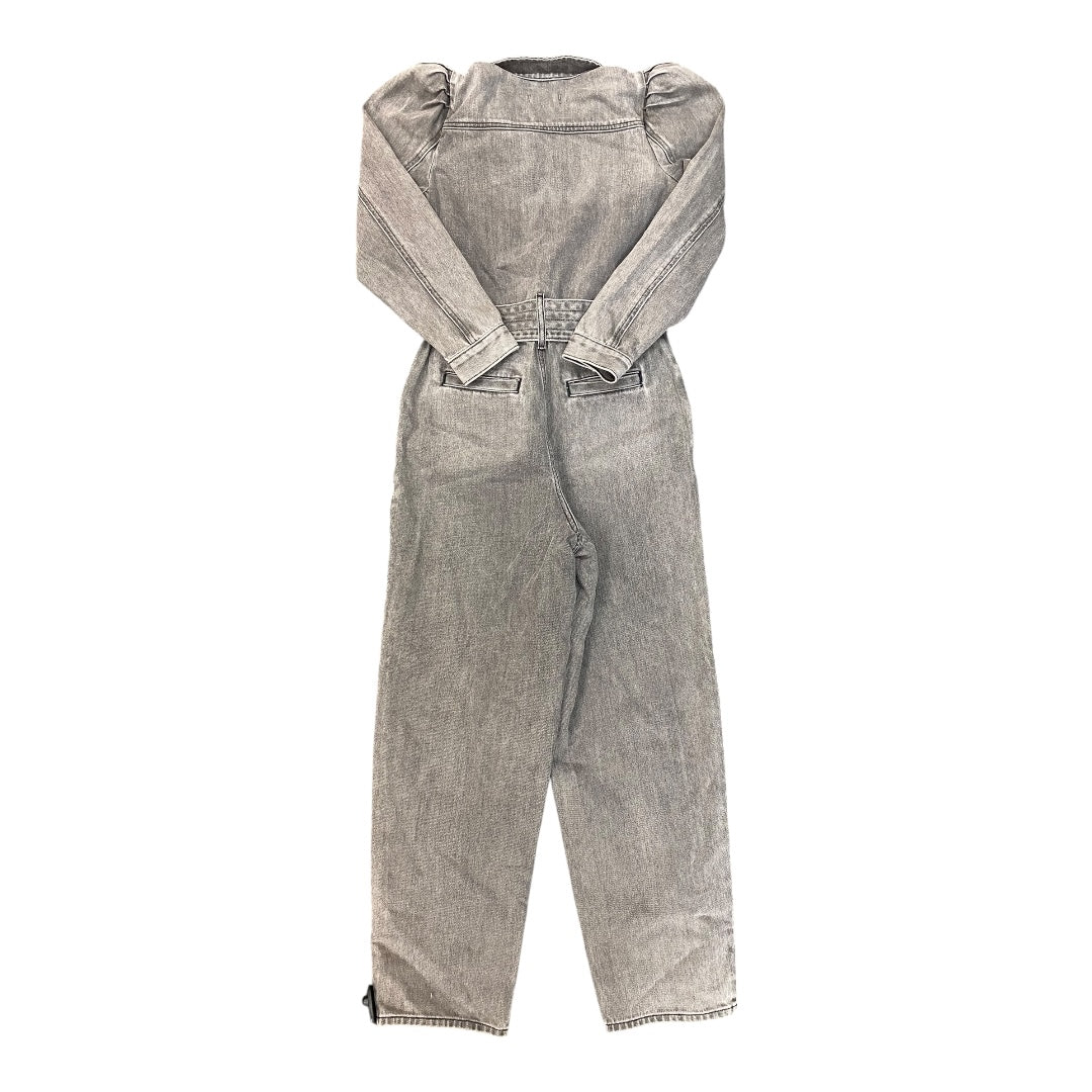Jumpsuit By Express In Grey Denim, Size:0