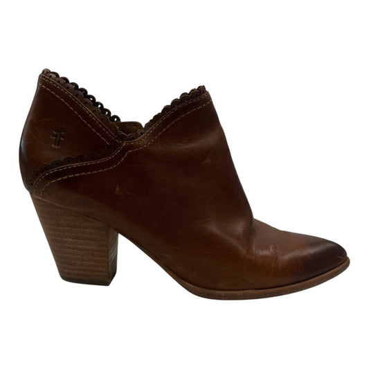 Boots Designer By Frye In Brown, Size:7