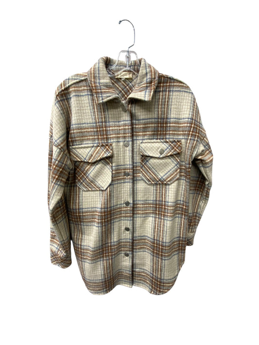 Jacket Shirt By Altard State In Cream, Size:Xs