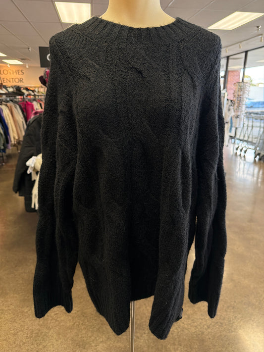 Sweater By American Eagle In Black, Size:M