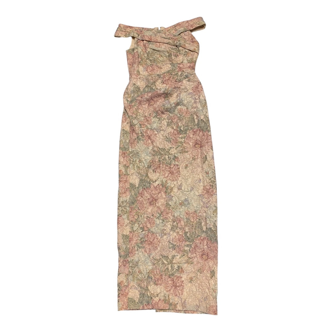 Dress Party Long By Adrianna Papell In Multi, Size:4