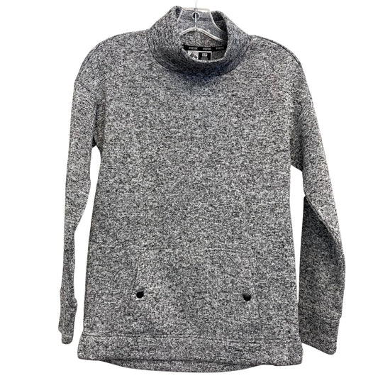 Athletic Top Ls Collar By Rbx In Black & White, Size:S