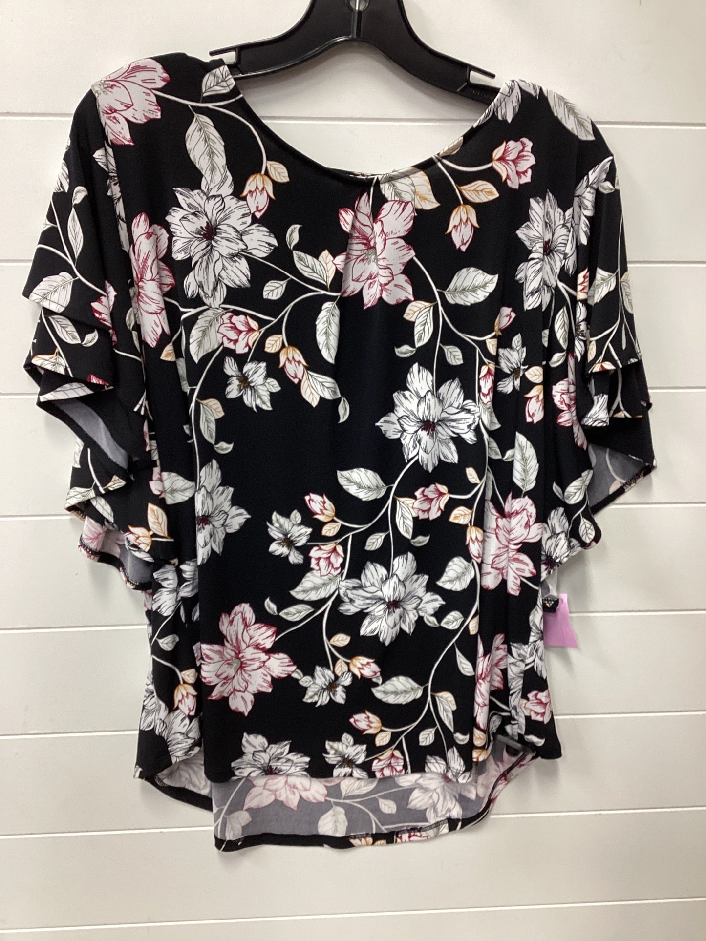 Top Ss By Liz Claiborne In Black, Size:Xxl