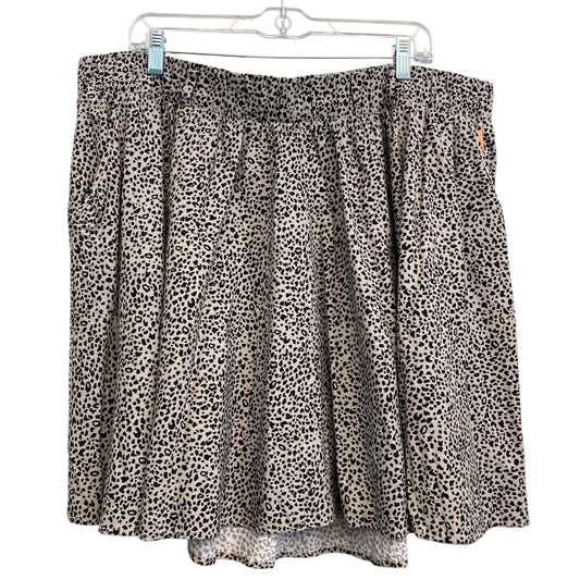 Skirt Mini & Short By Torrid In Animal Print, Size:3X