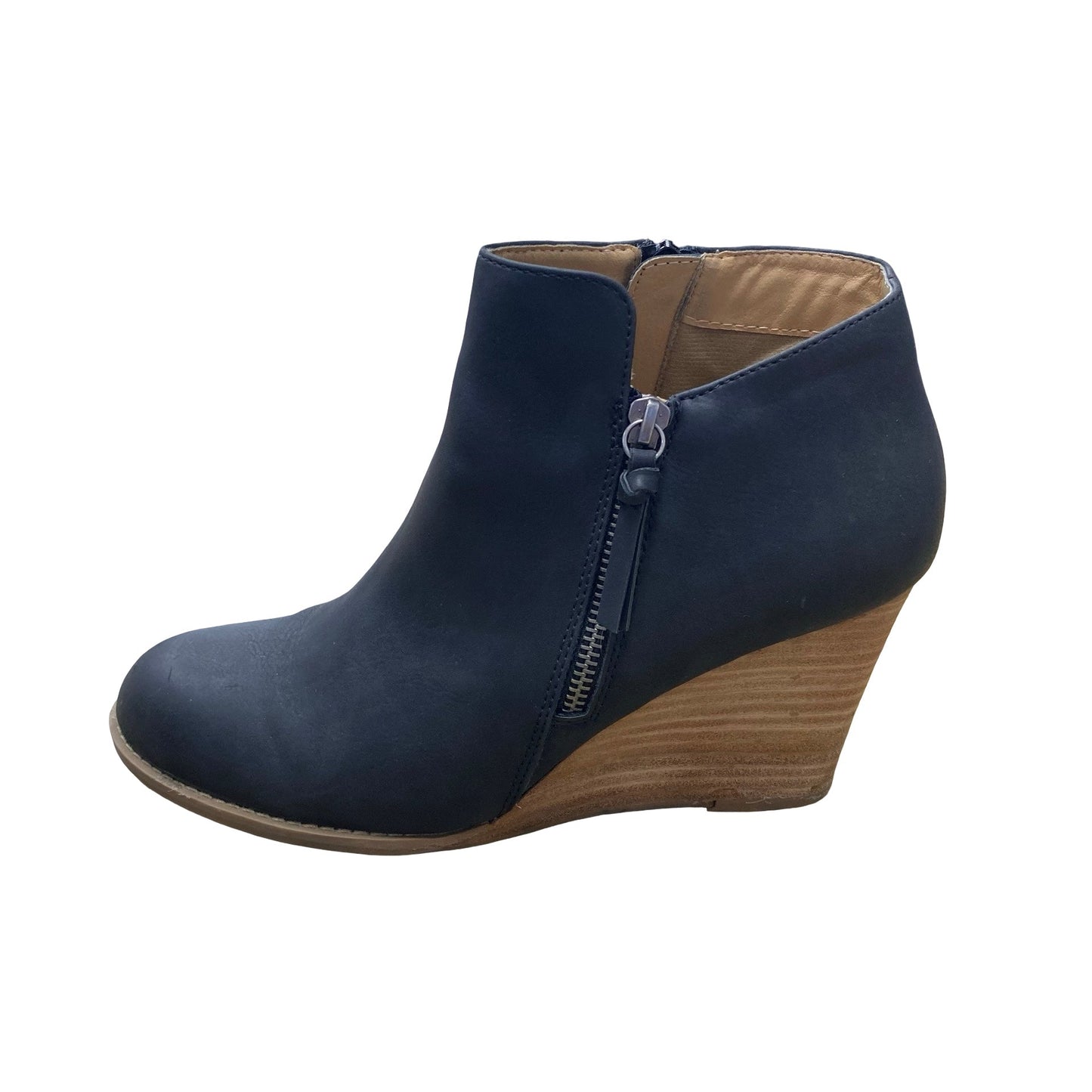 Boots Ankle Heels By Report In Black, Size:9.5