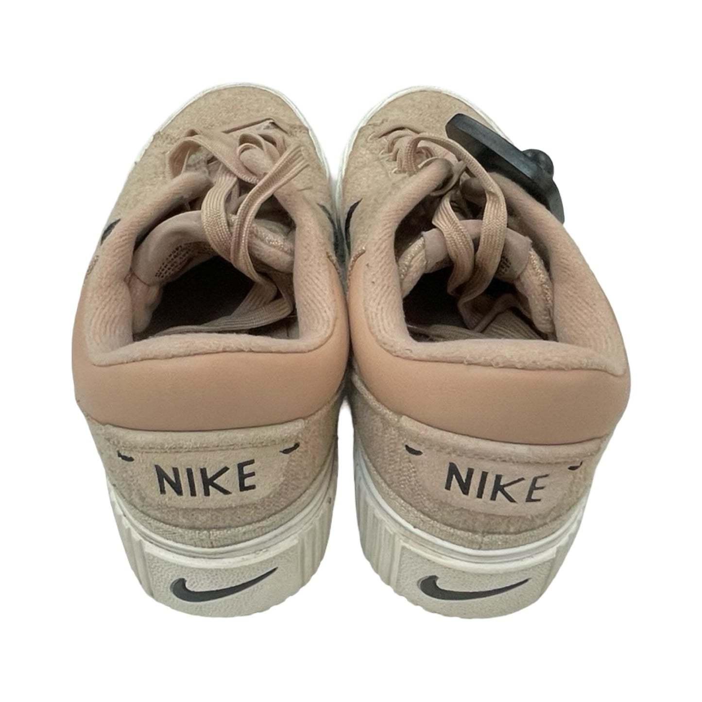 Shoes Sneakers By Nike In Tan & White, Size:8