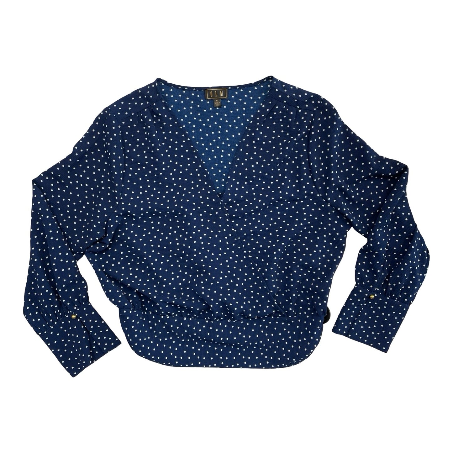 Top Ls By Cmc In Blue & White, Size:Xl