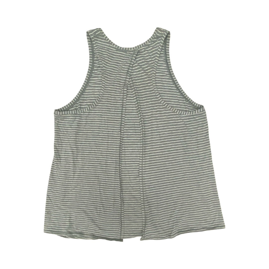 Athletic Tank Top By Lululemon In Grey, Size:M