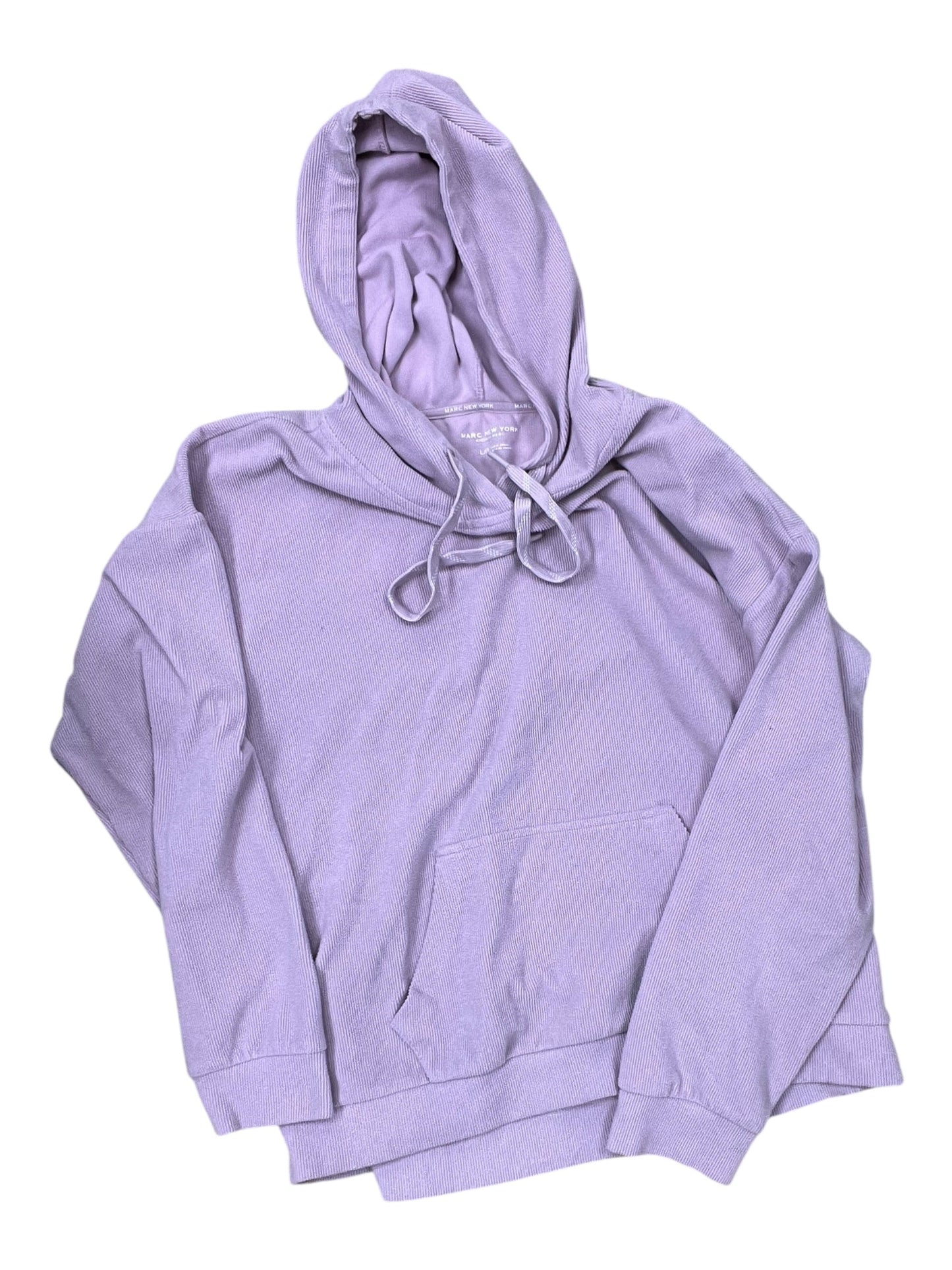 Sweatshirt Hoodie By Marc New York In Purple, Size:L