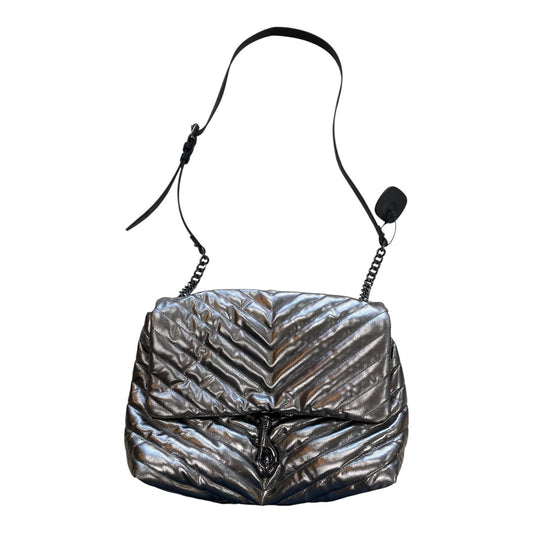 Handbag Designer By Rebecca Minkoff In Silver, Size:Large